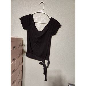 Retro by Renaissance black blouse- size in photos